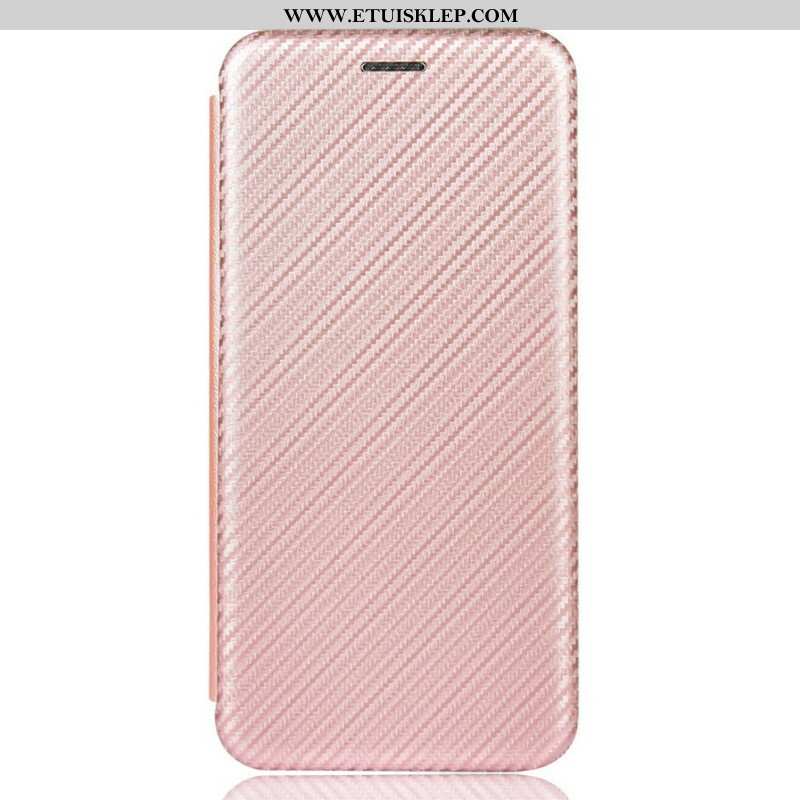 Etui Na Telefon do iPhone 13 Pro Max Etui Folio Włókno Węglowe